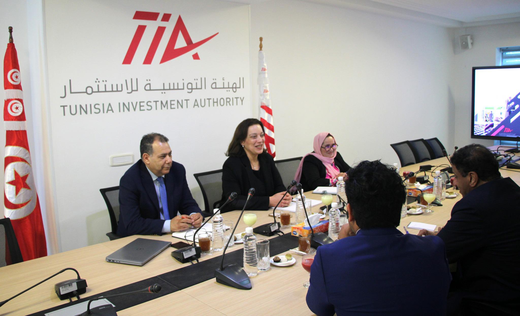Tunisia Investment Authority received a delegation from the Kuwaiti Al-Maousherji Group